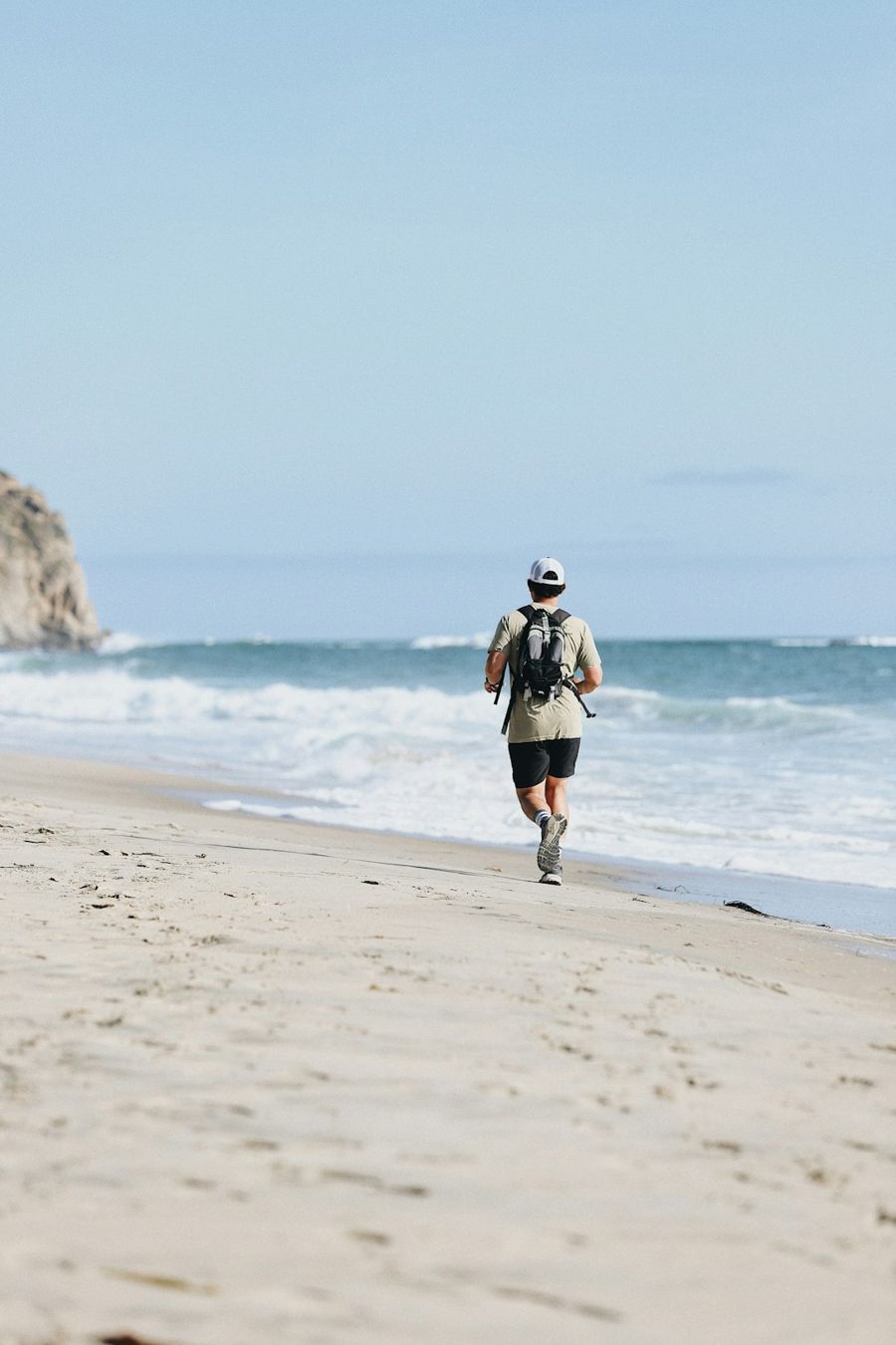 Runner on the beach
